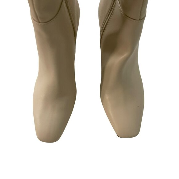 Alfani Beige Knee-High Wide Calf Boots Size 8 NEW - Picture 5 of 11